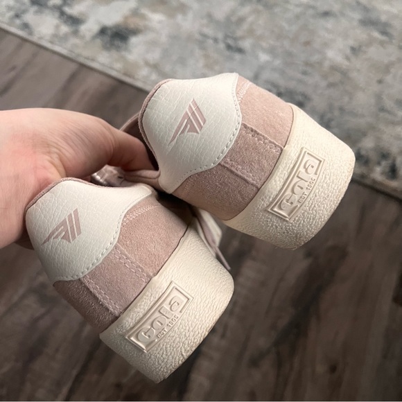 Gola Orchid Viper Blossom Pink Lace-Up Platform Sneakers - Picture 11 of 12